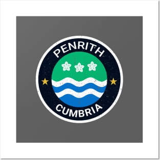 Penrith - Cumbria Flag Posters and Art